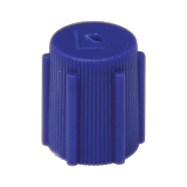 A & I Products 13mm Blue R-134a Low Side Valve Port Cap OEM & Aftermarket (5 pack) 4" x1.5" x2" A-CP0131 - main